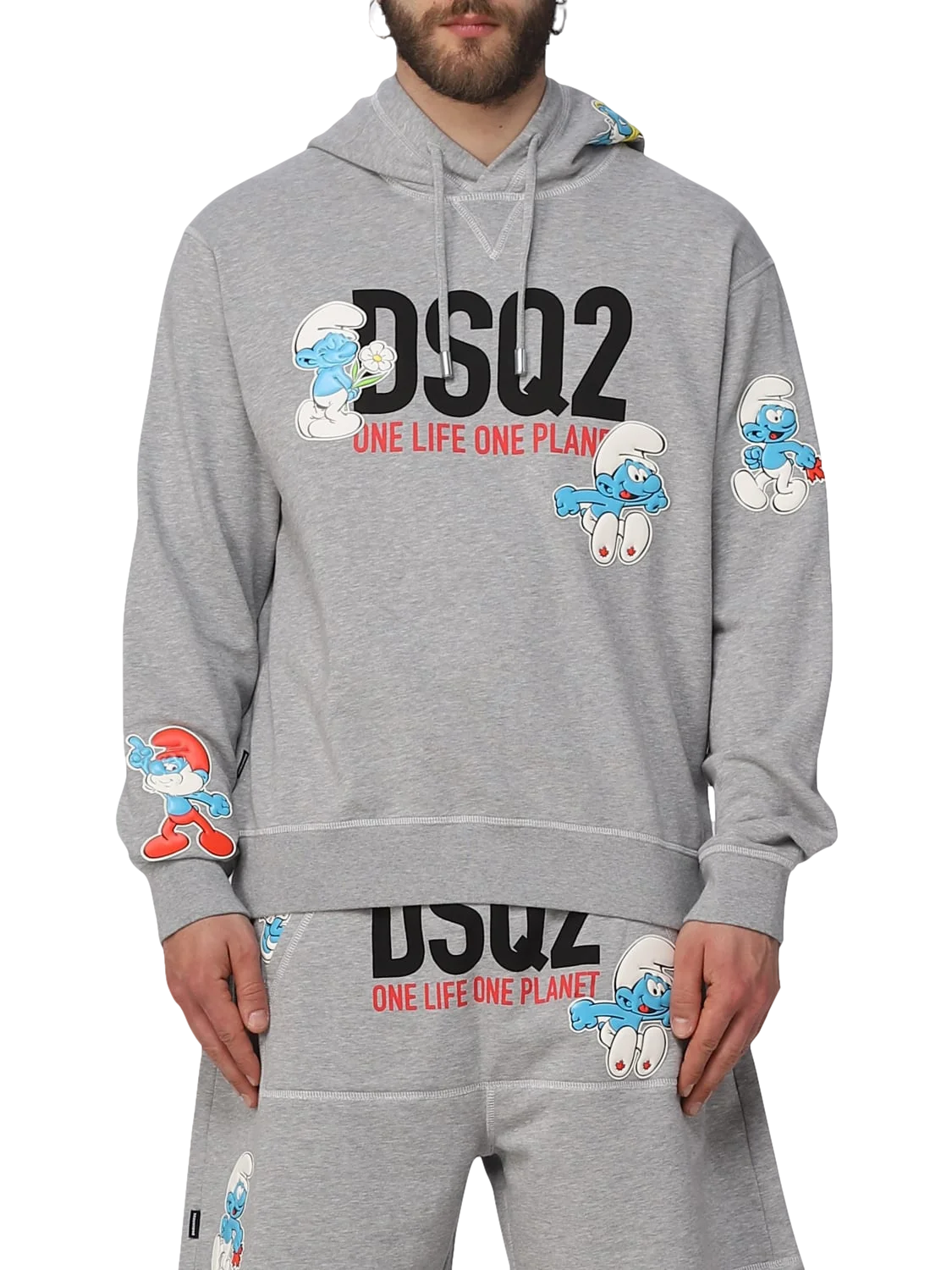 Enjoy the Latest Smurfs One Life One Planet X Dsquared2 sweatshirt